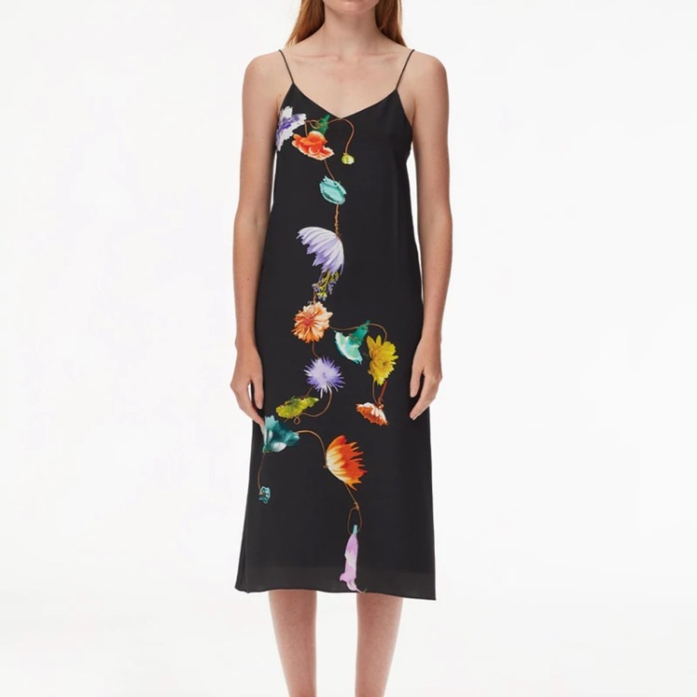 Tibi 4 Ply Silk Kassia Slip Dress